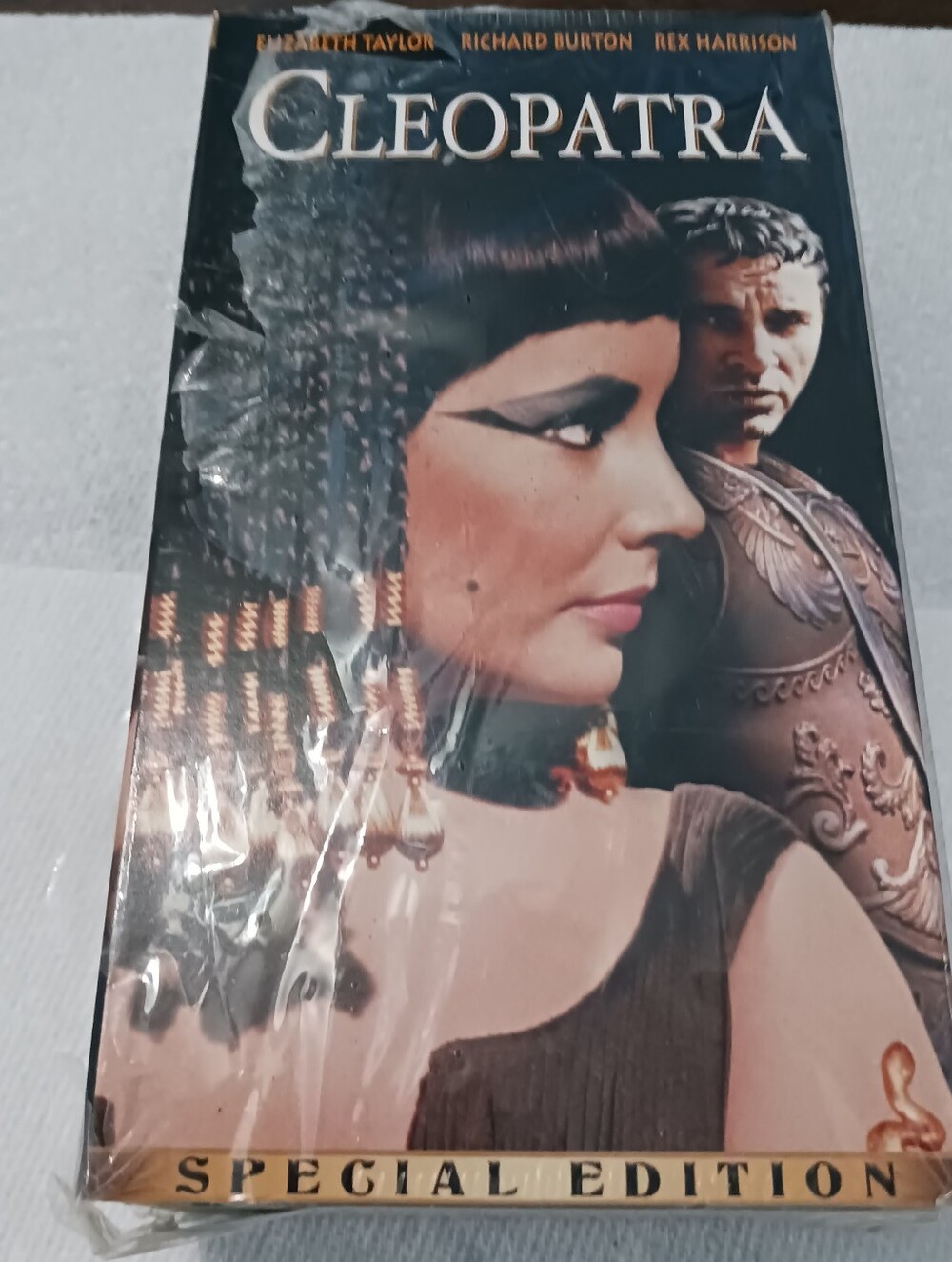Cleopatra, 2 VHS Tape Set, 2001 New Old Stock, Unopened